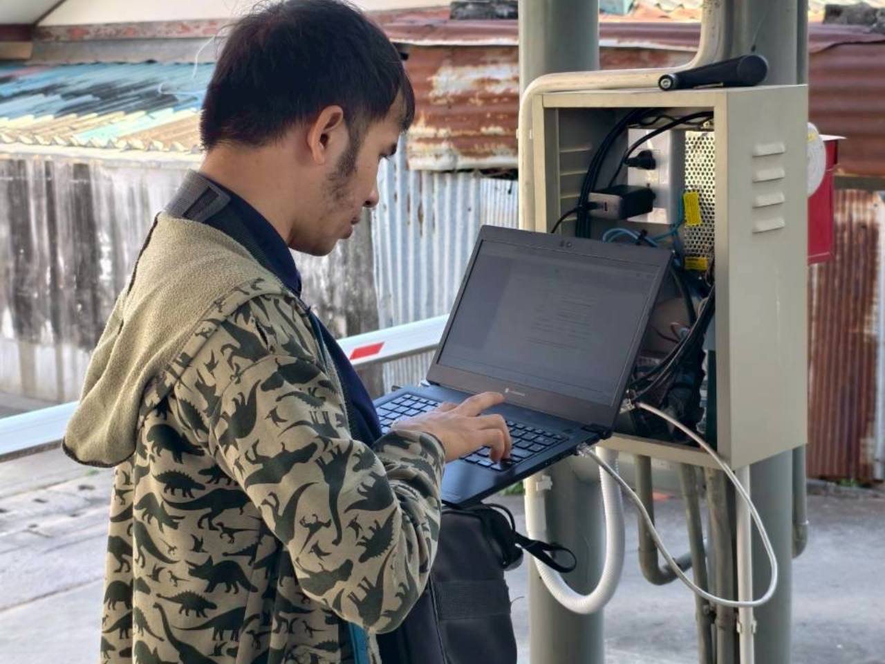ระบบกล้องวงจรปิด หอพัก ทวินทาวเวอร์